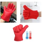 Luva De Silicone Térmica Multiuso Vermelha 27 Cm