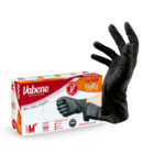 Luva Descartavel Viniflex M 100un Preta Vabene