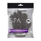 Luva Esfoliante para Banho Cinza Condor