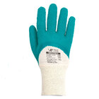 Luva Green Em Algodão Malha Com Banho 3/4 Em Látex Natural  P