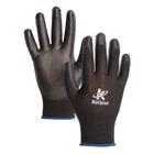 Luva Kalipso De Helanca Banho Palmar Poliuretano Preto Tamanh