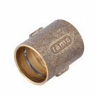 Luva Latão Liso Água Quente e Fria 35mm ou 1.1/4" Ramo