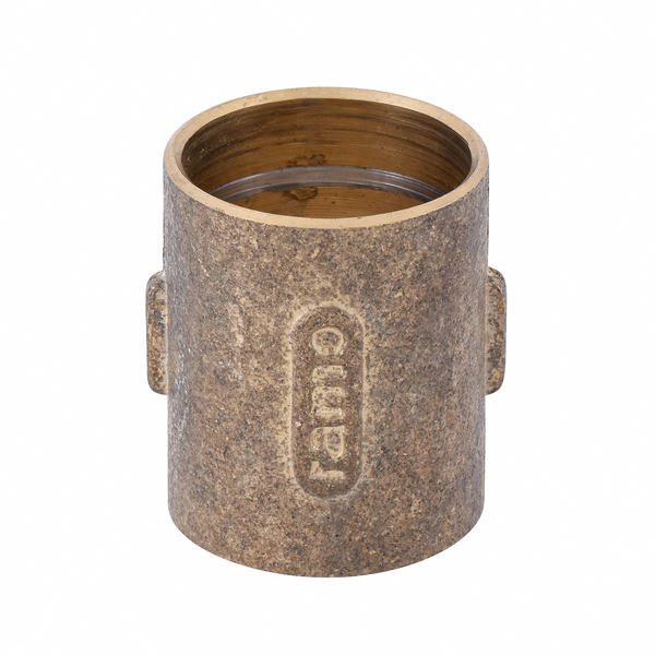 Luva Latão Liso Água Quente e Fria 35mm ou 1.1/4" Ramo