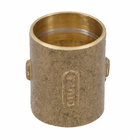 Luva Latão Liso Água Quente e Fria 42mm ou 1.1/2" Ramo