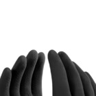 Luva Látex Pro 157 Multi Preta Reforçada Mucambo Limpeza Mult