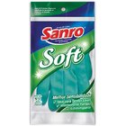 Luva Latex Sanro Soft Verde C G Blister C-10pcs