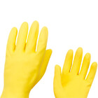 Luva Limpeza Látex Amarela Verniz Silver Volk Ca 16312 M