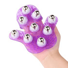 Luva Massageadora Massagem Corporal De Silicone C/ 9 Esferas