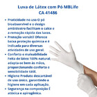 Luva Multiuso Látex Com Pó Mblife Medix Ca 41486 Caixa Com 10