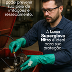 Luva Nitrilica Ca 38011 - Par Verde 9