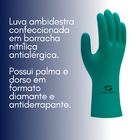 Luva Nitrilica Ca 38011 - Par Verde 9