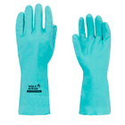 Luva Nitrílica Com Forro Flocado 0.38mm Proteção Mecânica E Q