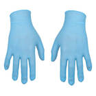 Luva Nitrílica Descartável Sensi Soft  Azul Com Proteção Quím