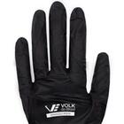 Luva Nitrílica Sensi Black Industrial Sem Amido Para Riscos Q