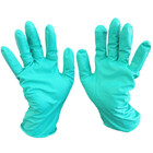 Luva Nitrílica Super Glove Nitro Plus Verde Super Safety Ca 3