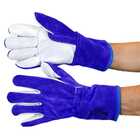 Luva Para Solda Mista Dorso Ignifugado Palma Em Vaqueta 10cm