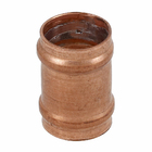 Luva Passante Cobre Liso Água Quente e Fria 15mm ou 1/2" Ramo