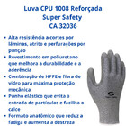 Luva Proteção Anticorte Cpu 1008 Reforçada Super Safety Ca 32