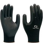 Luva Proteção Mecanica Pu 1003 Multitato Preta Super Safety E