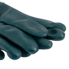 Luva de segurança PVC com suporte têxtil de algodão 35 cm G Verde Danny