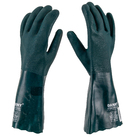 Luva de segurança PVC com suporte têxtil de algodão 35 cm G Verde Danny