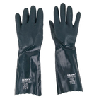 Luva de segurança PVC com suporte têxtil de algodão 45 cm XG Verde Danny