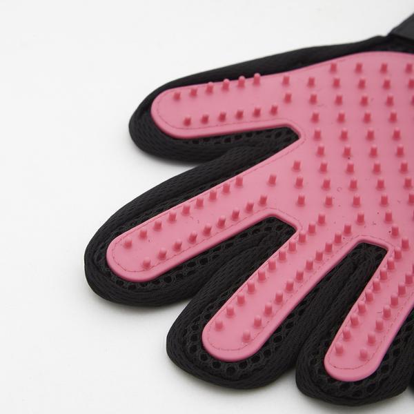 Luva removedora de pelos para animais Homezoo rosa