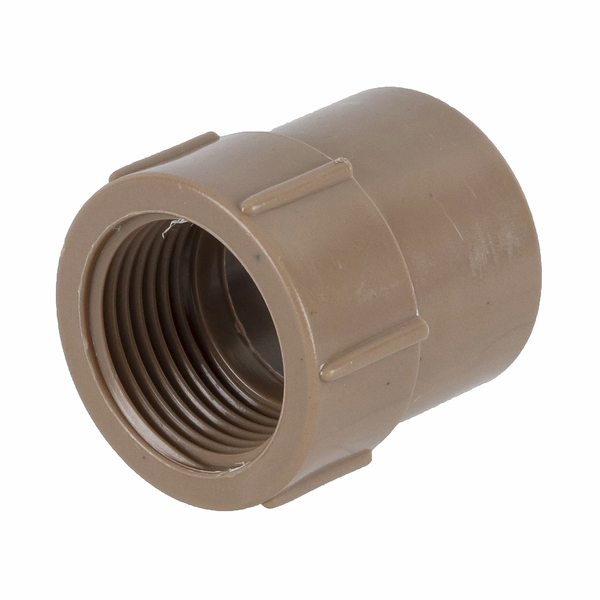 Luva Roscável e Soldável Marrom 32mm 1" Plastilit