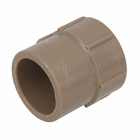 Luva Roscável e Soldável Marrom 32mm 1" Plastilit