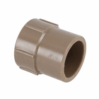 Luva Roscável e Soldável Marrom 32mm 1" Plastilit