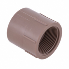 Luva Roscável e Soldável Marrom 50mm 1.1/2" Plastilit