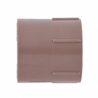 Luva Roscável e Soldável Marrom 50mm 1.1/2" Plastilit