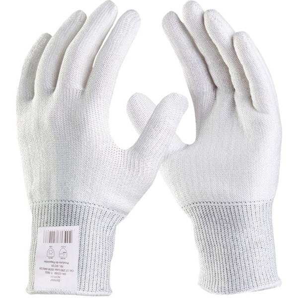 Luva Segurança Açoflex Proteção Anti Corte Branca Danny Ca 47