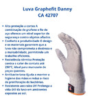 Luva Segurança Graphefit Resistente Danny Epi Ca 42707 G Cinza