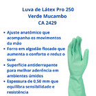 Luva Segurança Proteção Quimica Látex Pro 250 Verde Mucambo C