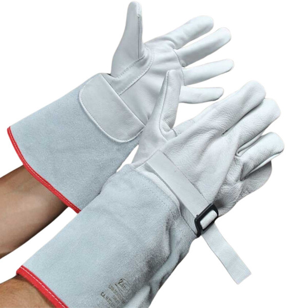 Luva Segurança Vaqueta Eletricista Vaqueta Punho 15cm Raspa Z