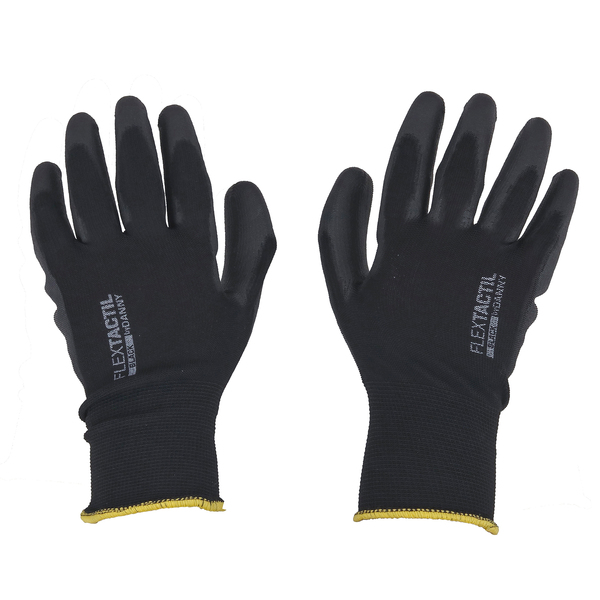 Luva Serviços Gerais Extra Grande Flextactil Preto Danny