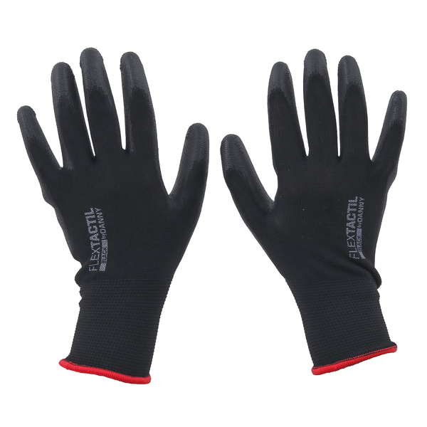 Luva Serviços Gerais Grande Flextactil Preto Danny
