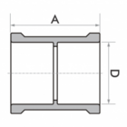 Luva Soldável 40mm - Fortlev