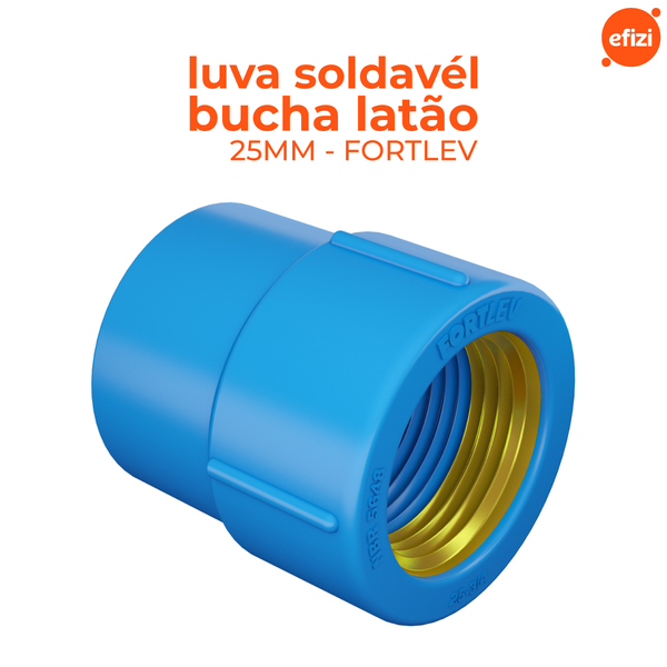 Luva Soldável Bucha Latão 25x3/4 Fortlev | Leroy Merlin