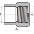 Luva Soldável Com Bucha De Latão 20mm X ½ - Fortlev