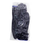 Luva Tátil Pu Volk Black Com Punho Azul 9/g