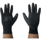 Luva Tátil Pu Volk Black Kit Com 5 Pares - P