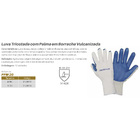 Luva Tricotada Com Palma Em Borracha Vulcanizada Tamanho 9 Re