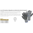 Luva Tricotada Em Algodão Com Banho De Látex Corrugado Ppm 03