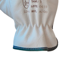 Luva Vaqueta Grande Multiuso VT07 Cinza Alseg