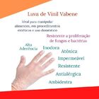 Luva Vinil S/po - G - 100un Vabene