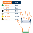 Luvas de Proteção Tamanho Extra Grande 100 Unidades Dexter