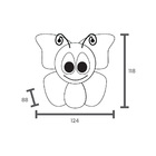 Luz Noturna Farfalla Led Taschibra 0,5w Autovolt