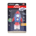 Luz Noturna LED 1W Luz Amarela Foguete Avant Bivolt